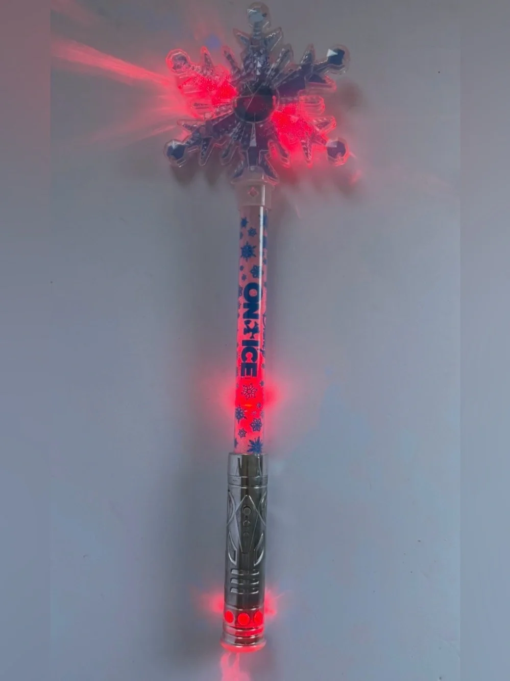 Disney On Ice Frozen Light Up Snowflake Wand Souvenir 19